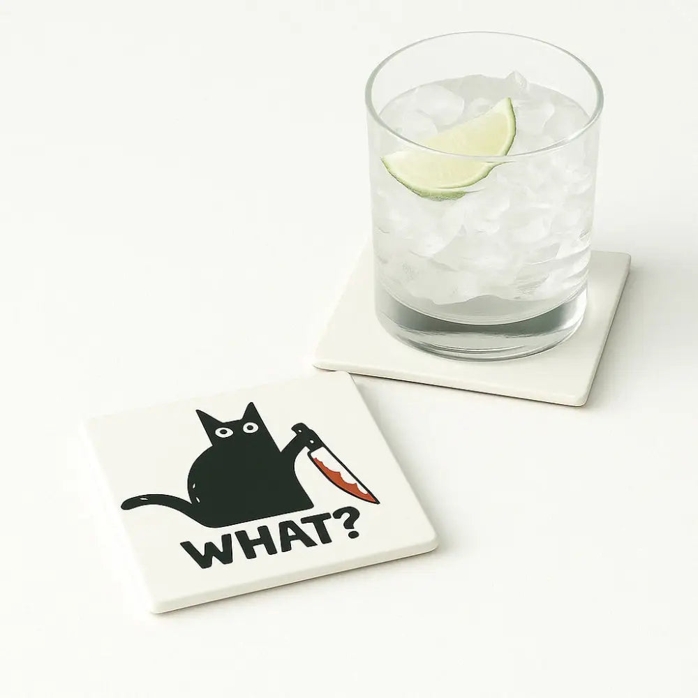 Black Cat Coaster Coaster