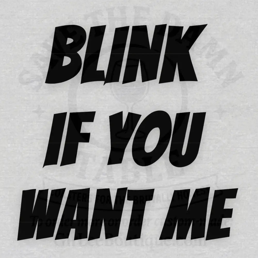 Blink If You Want Me Coaster