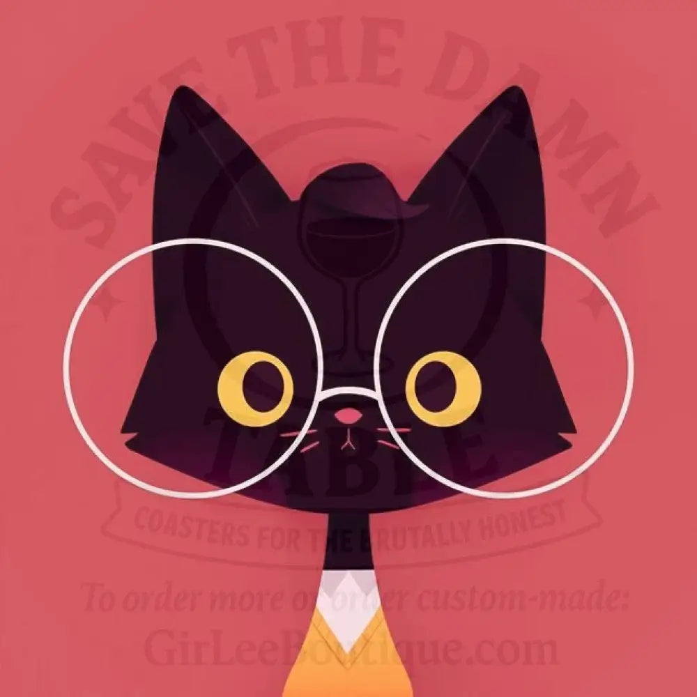 Cat-astrophically Brilliant Coaster