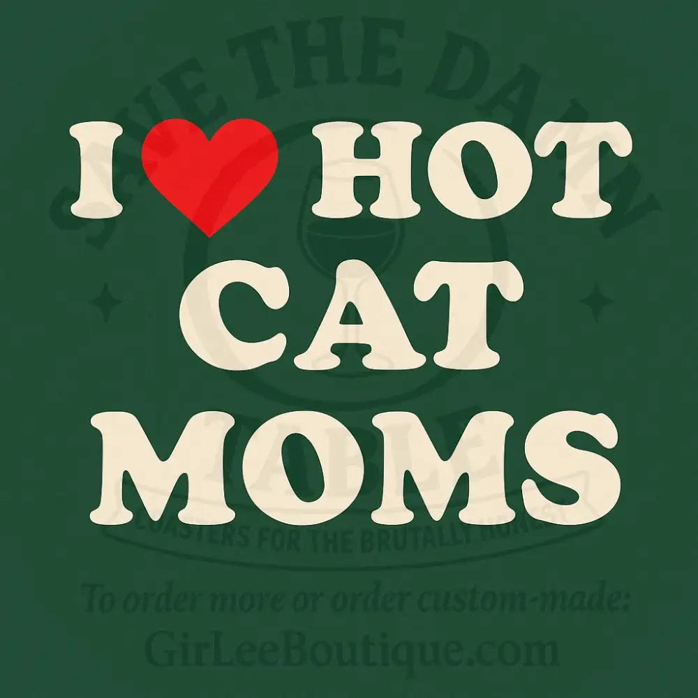 Certified Hot Cat Mom Enthusiast Coaster