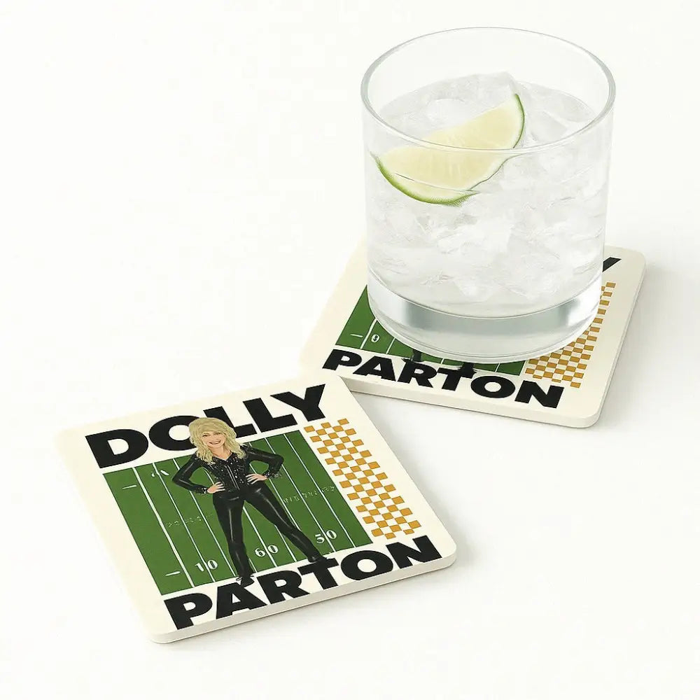Dolly Parton: Queen of the End Zone Coaster