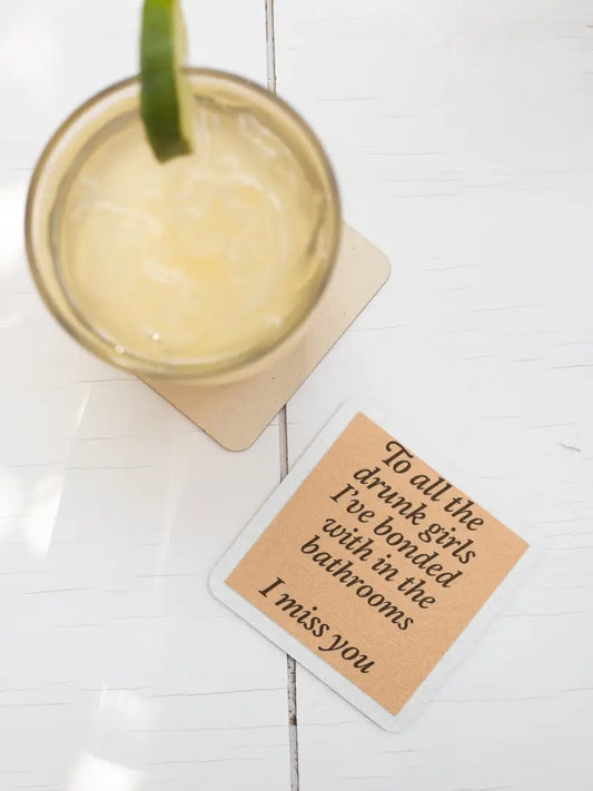 Drunk Girl Solidarity Forever Coaster