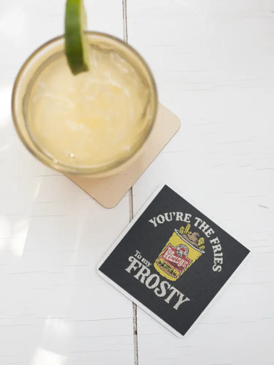 Frosty on the Streets Salty in the Sheets Coaster
