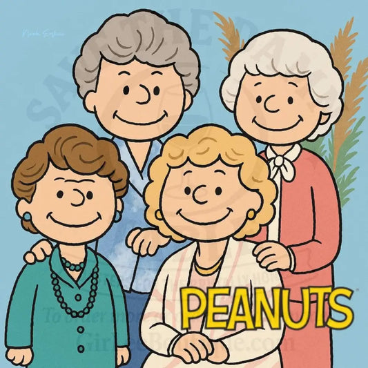 Golden Peanuts Coaster