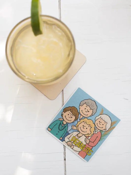 Golden Peanuts Coaster