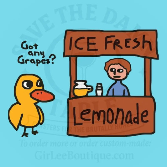 Got Any Grapes? Lemonade Stand Logic Coaster