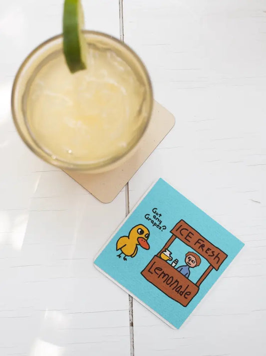 Got Any Grapes? Lemonade Stand Logic Coaster