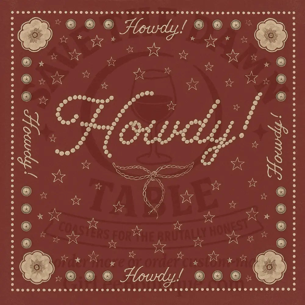 Howdy Y’all! Coaster