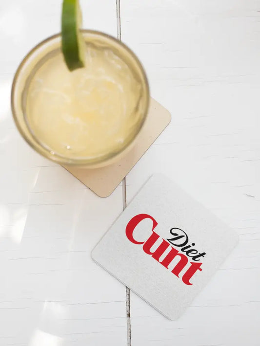 Low-Cal Sass Full-Cal Attitude Coaster