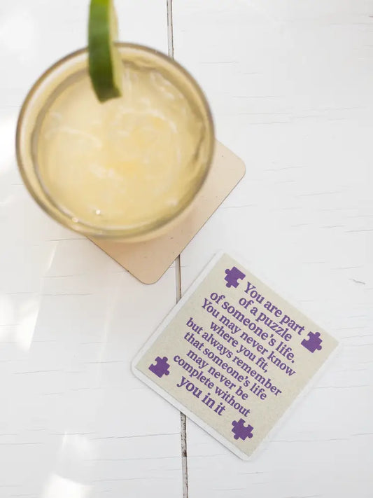 Missing Piece My Ass—You’re the Damn Cornerstone Coaster