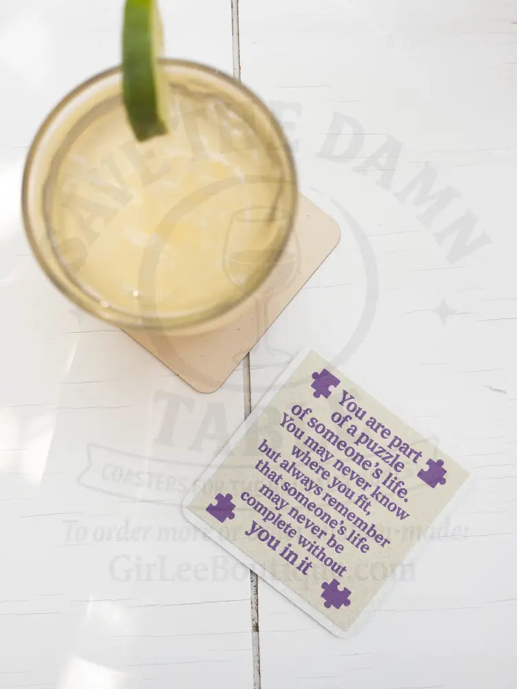 Missing Piece My Ass—You’re the Damn Cornerstone Coaster