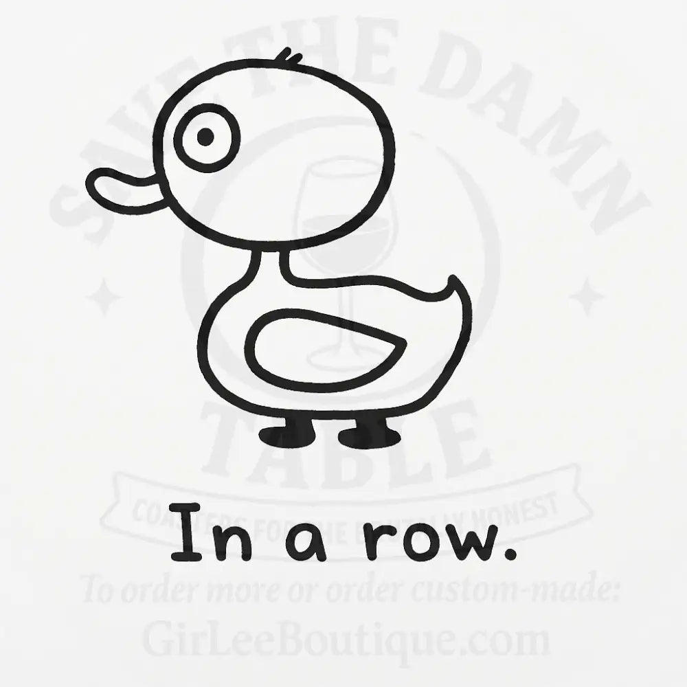 Ducks In A Row Coaster Coaster