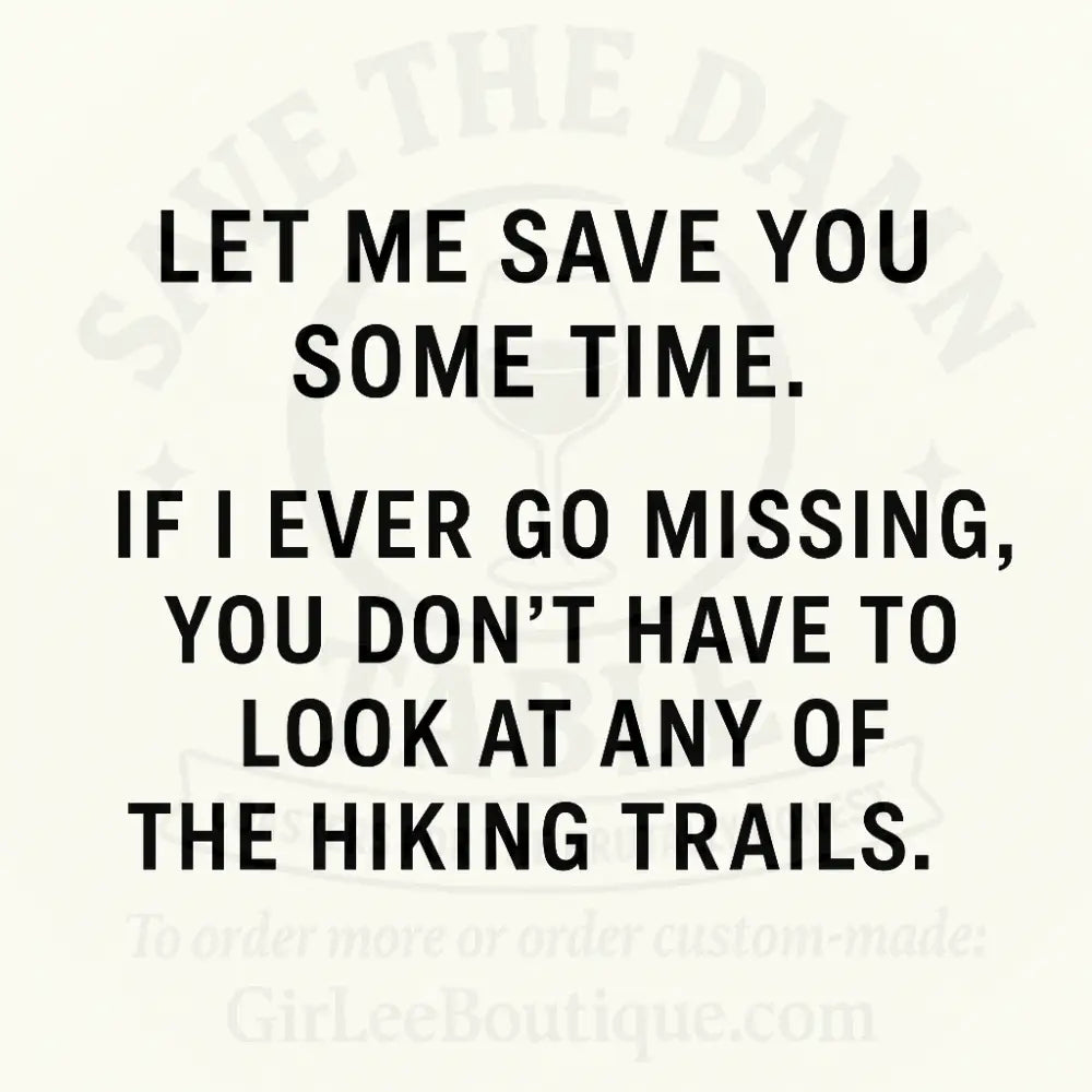 Not A Hiker Coaster