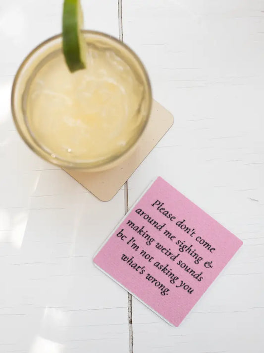 Not An Emotional Support Human Coaster
