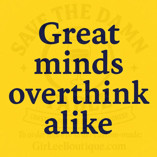 Overthinking Is Cardio Coaster