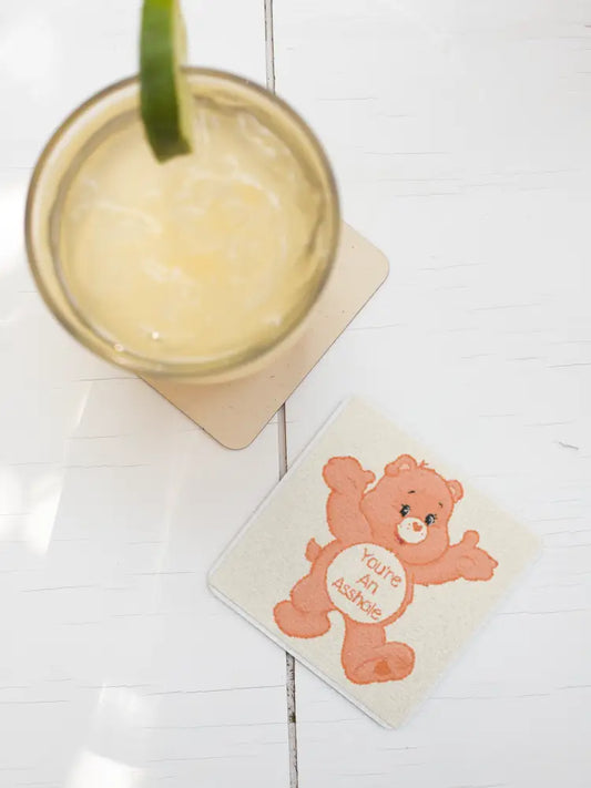 Peachy With a Punch Coaster