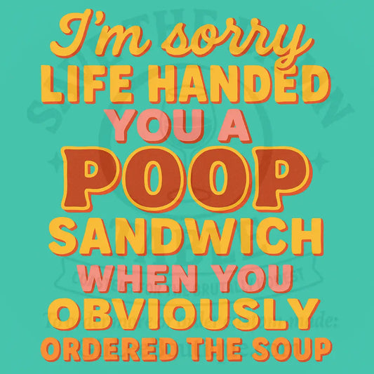 Poop Sandwich Special Coaster