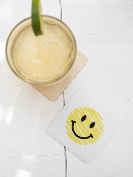 Put on a happy face (the coaster insisted) Coaster