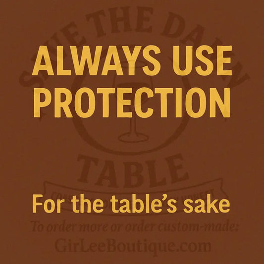 Respect the Table — It’s Classier Than You Coaster