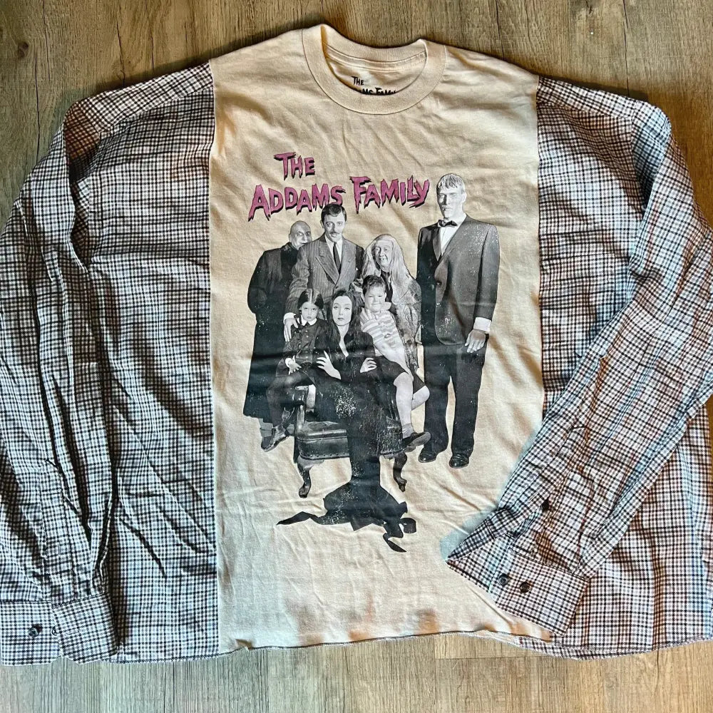 Reworked Addams Family Long Sleeve Shirts & Tops