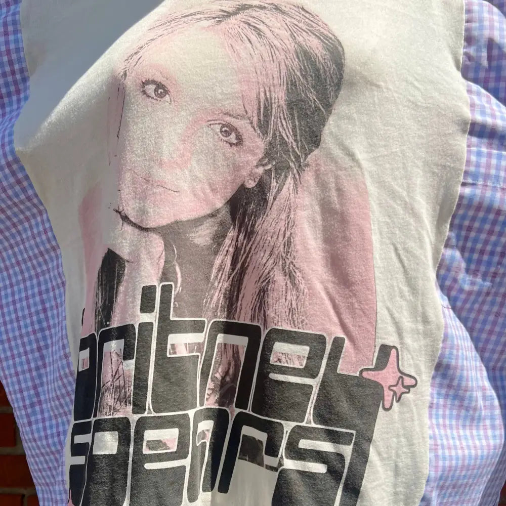 Reworked Britney Spears Flannel Long Sleeve Shirts & Tops