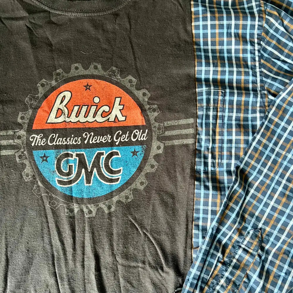 Reworked Buick Flannel Long Sleeve Shirts & Tops