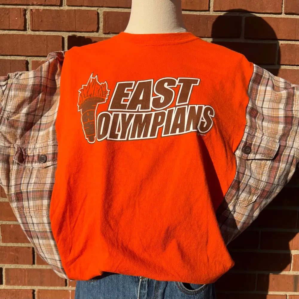 Reworked Columbus East Flannel Long Sleeve Shirts & Tops