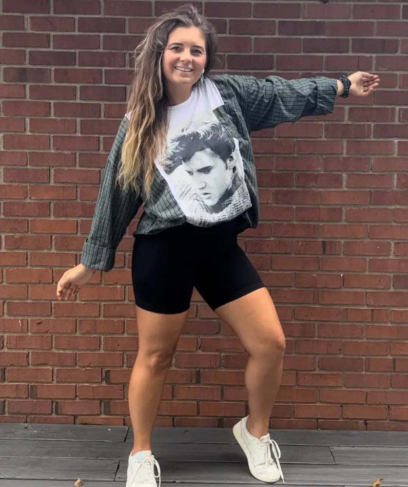 Reworked Elvis Presley Long Sleeve Shirts & Tops