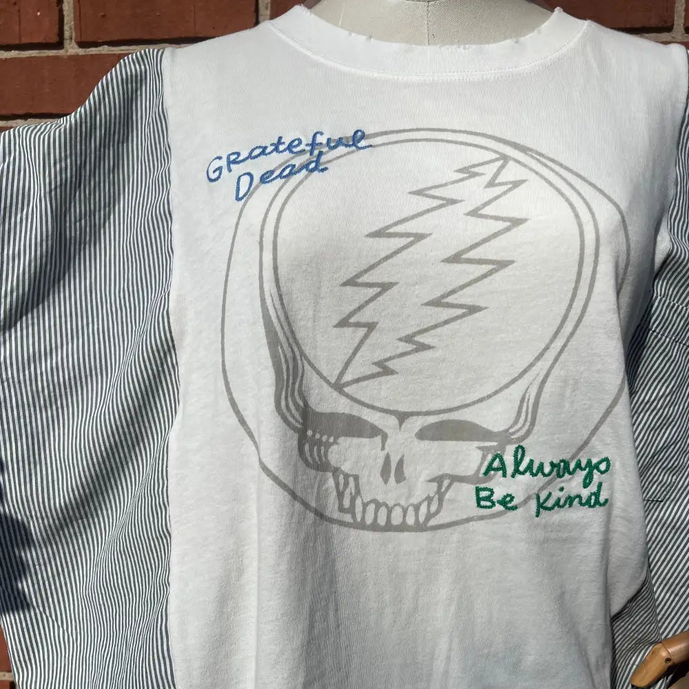 Reworked Grateful Dead Long Sleeve Shirts & Tops