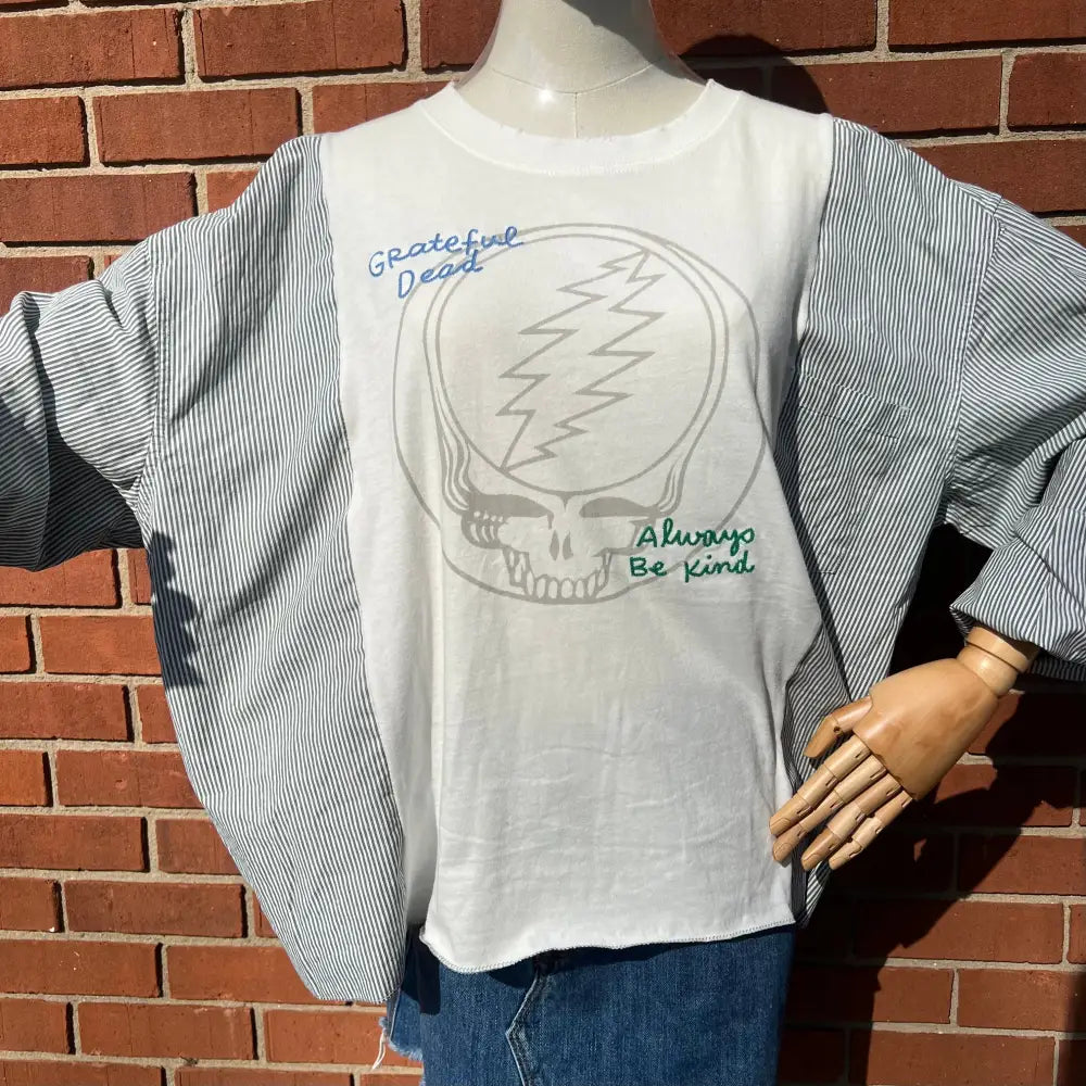 Reworked Grateful Dead Long Sleeve Shirts & Tops