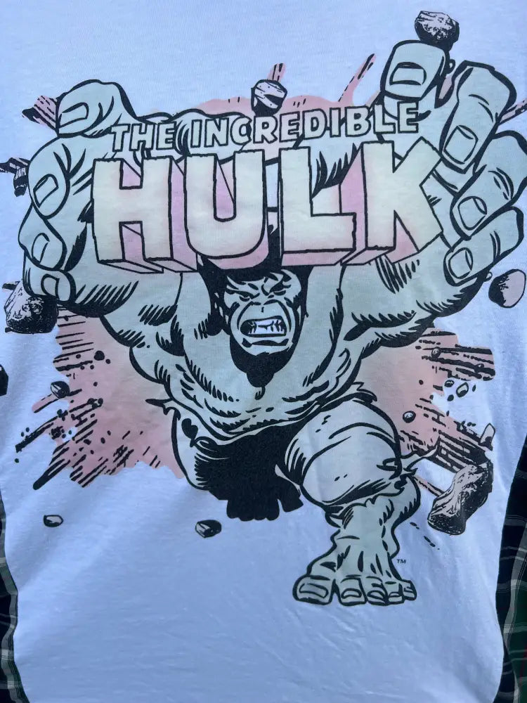 Reworked Incredible Hulk Long Sleeve - Color Changing Shirts & Tops