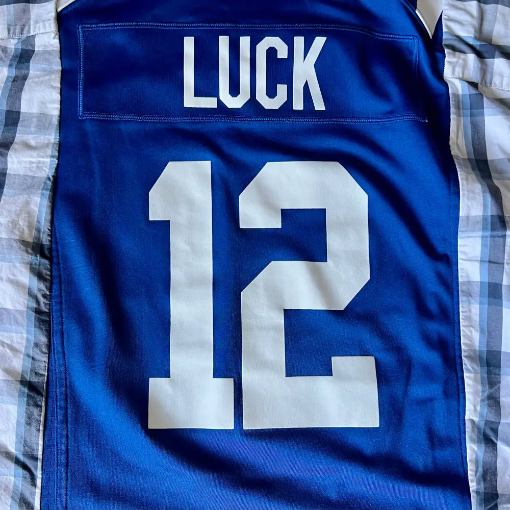 Reworked Indianapolis Colts Andrew Luck Long Sleeve Shirts & Tops