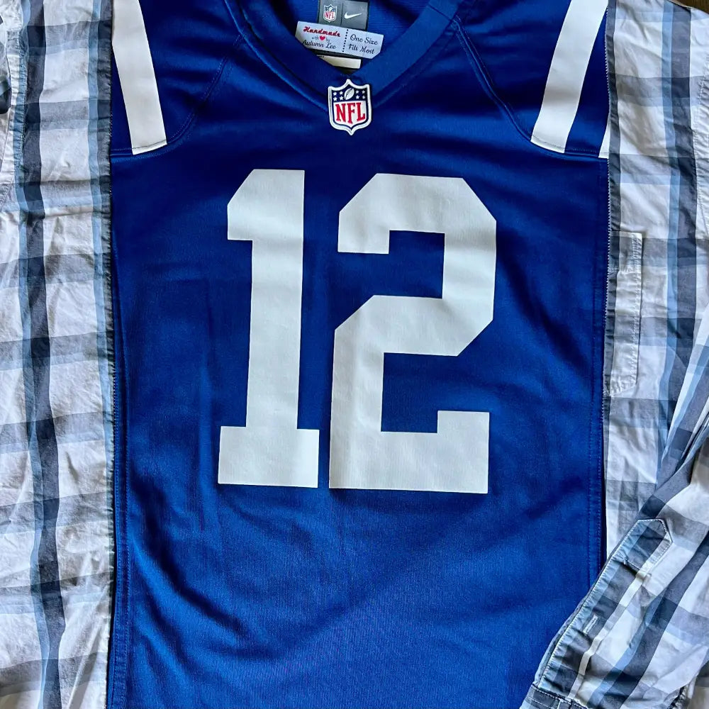 Reworked Indianapolis Colts Andrew Luck Long Sleeve Shirts & Tops