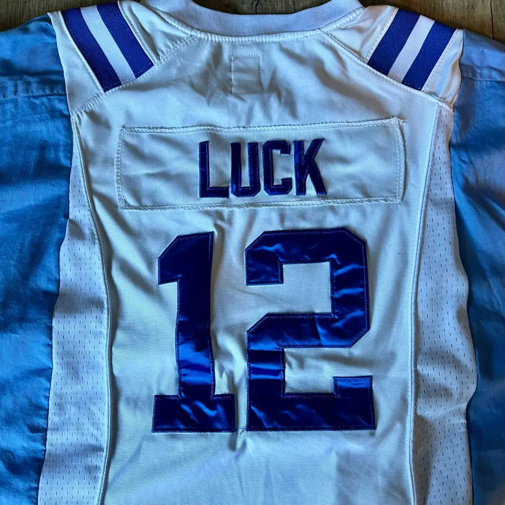 Reworked Indianapolis Colts Andrew Luck Long Sleeve Shirts & Tops