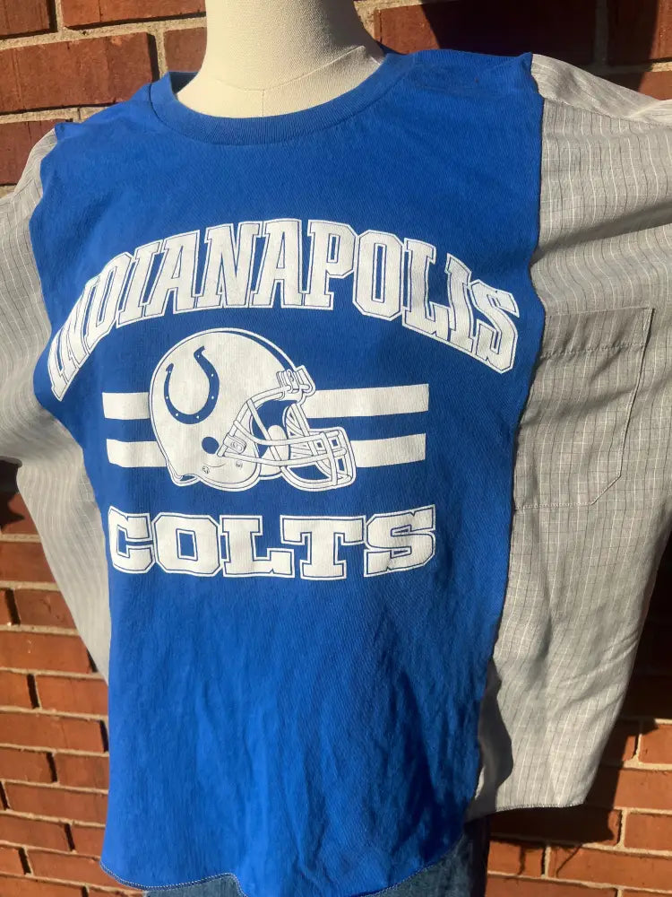 Reworked Indianapolis Colts Long Sleeve Shirts & Tops