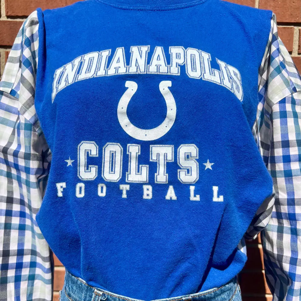 Reworked Indianapolis Colts Long Sleeve Shirts & Tops