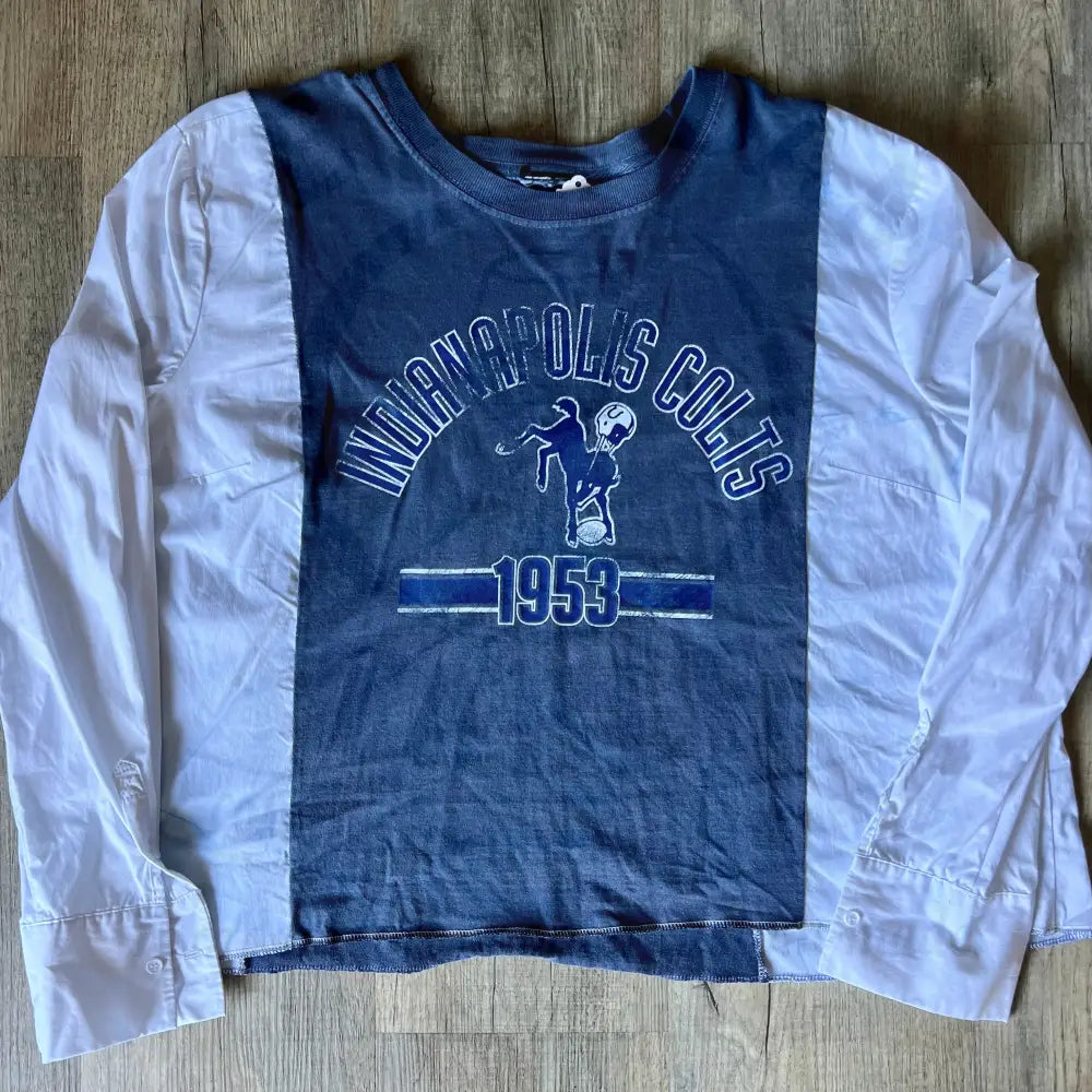 Reworked Indianapolis Colts Long Sleeve Shirts & Tops