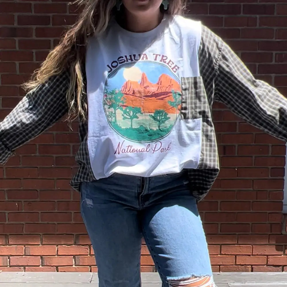 Reworked Joshua Tree Long Sleeve Shirts & Tops