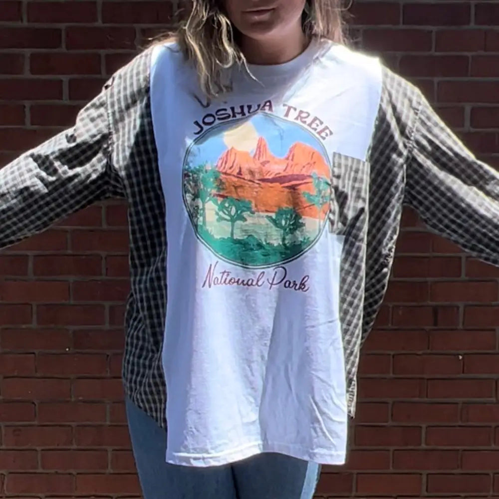 Reworked Joshua Tree Long Sleeve Shirts & Tops