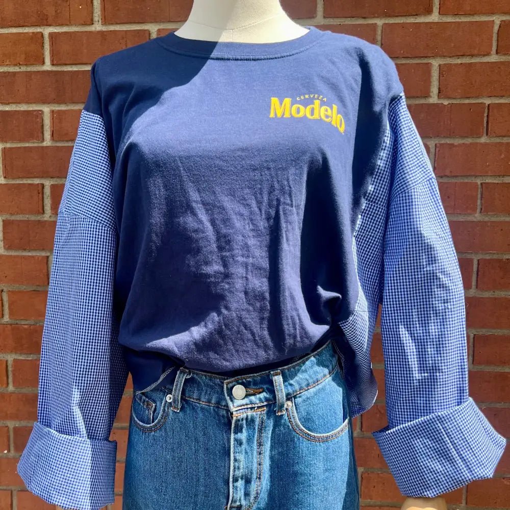 Reworked Modelo Long Sleeve Shirts & Tops
