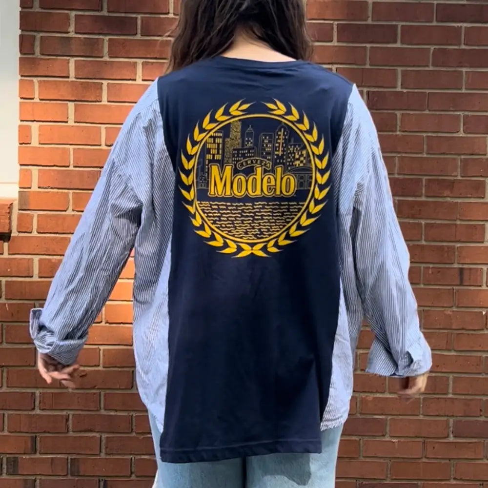 Reworked Modelo Long Sleeve Shirts & Tops