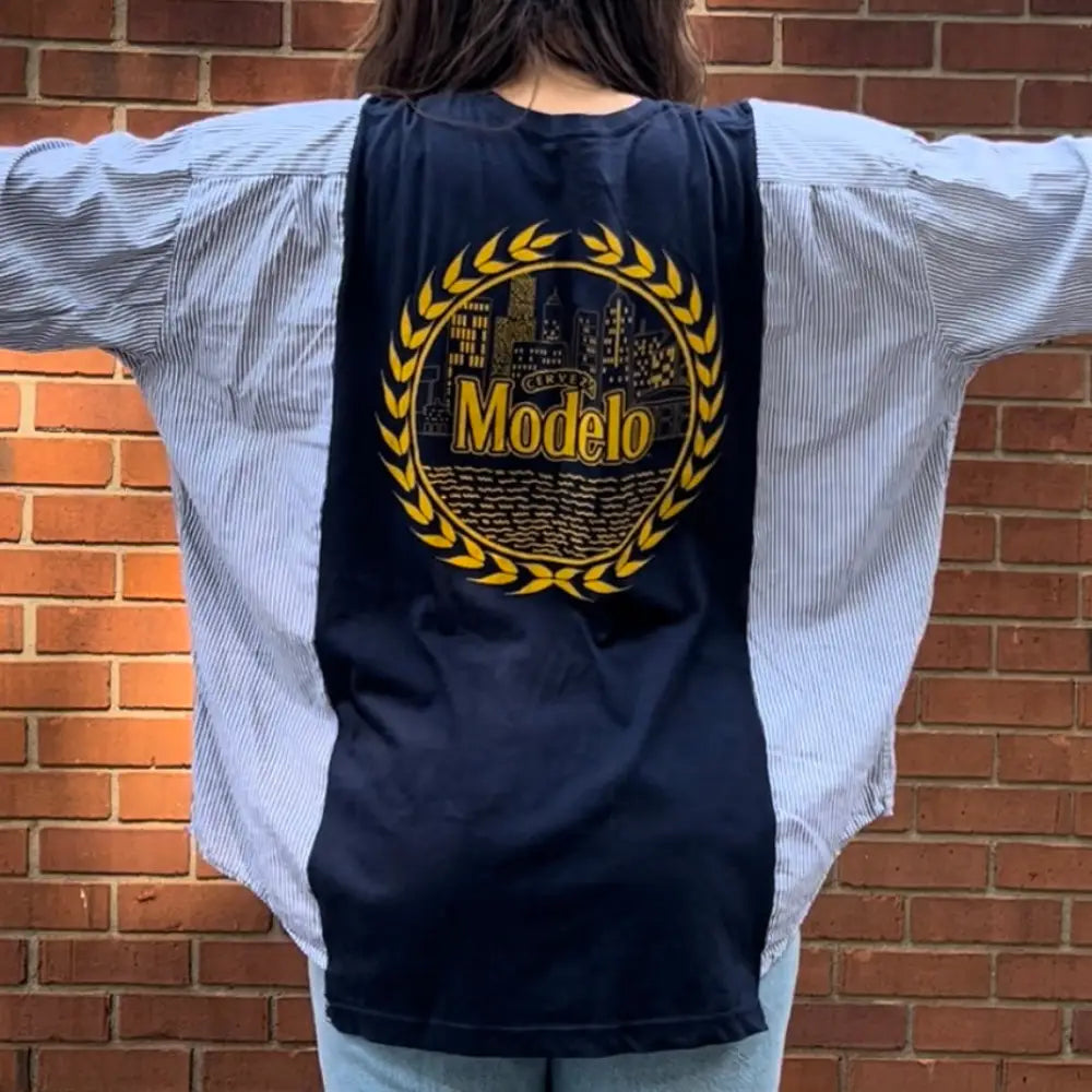 Reworked Modelo Long Sleeve Shirts & Tops
