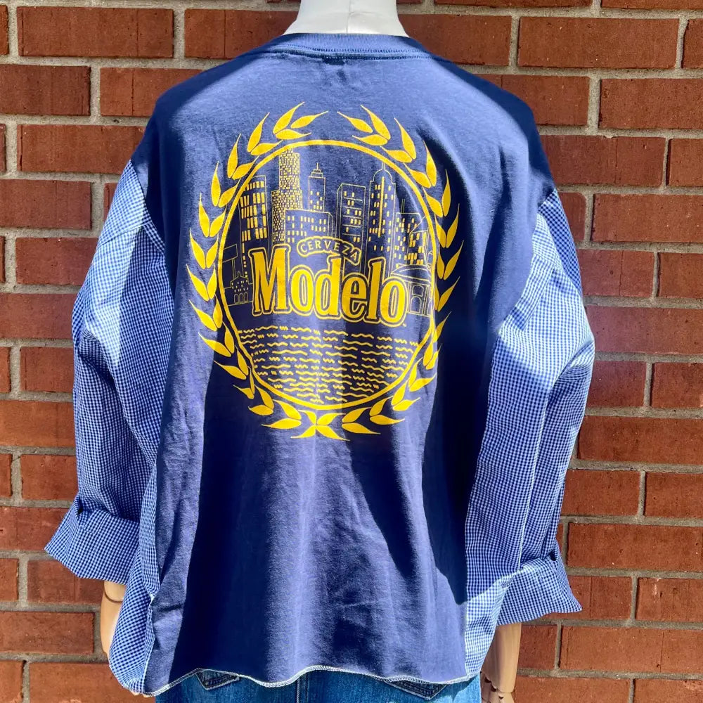 Reworked Modelo Long Sleeve Shirts & Tops