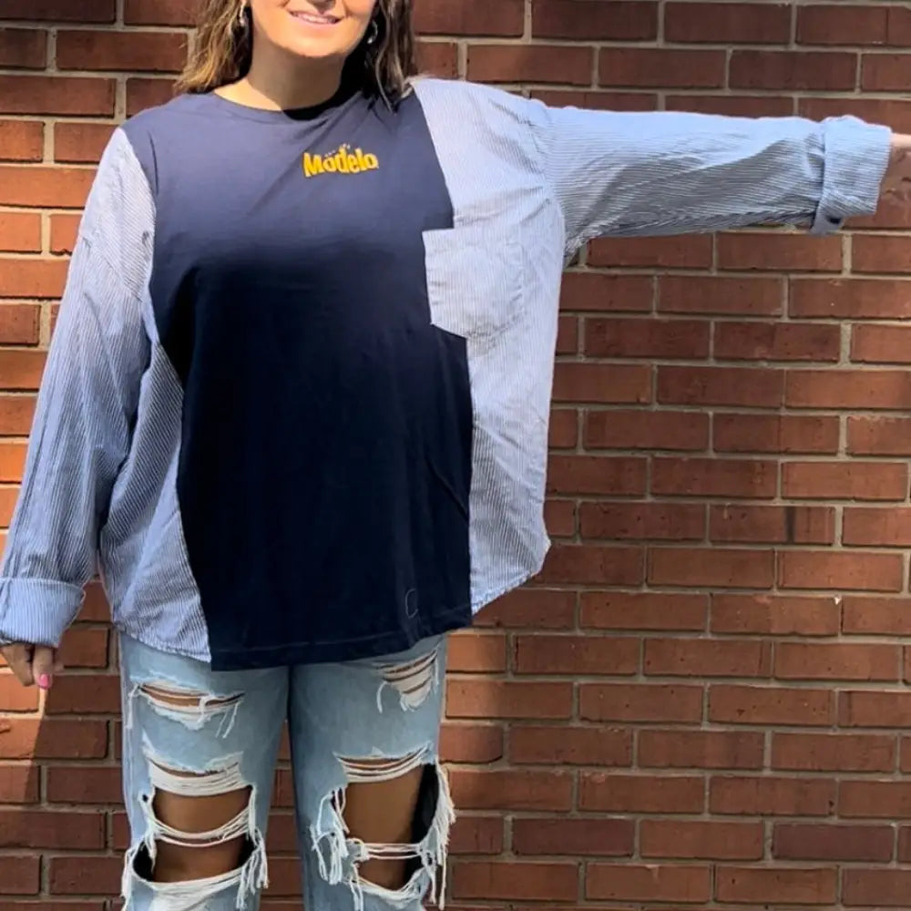 Reworked Modelo Long Sleeve Shirts & Tops
