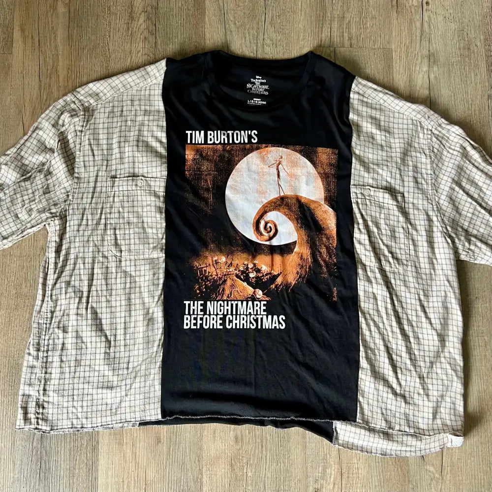 Reworked Nightmare Before Christmas Short Sleeve Shirts & Tops