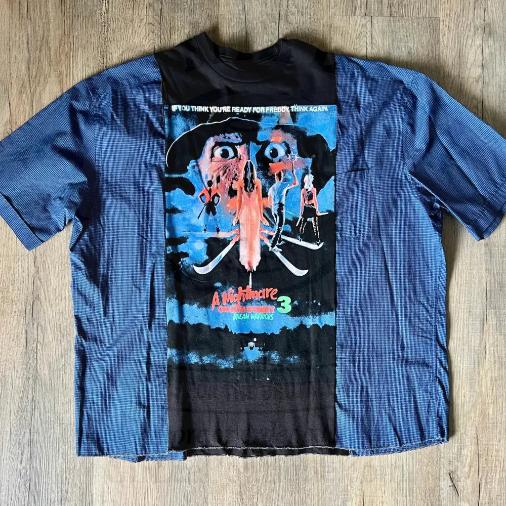 Reworked Nightmare on Elm Street Short Sleeve Shirts & Tops