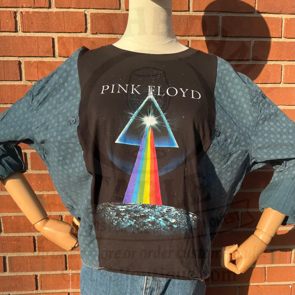 Reworked Pink Floyd Long Sleeve Shirts & Tops
