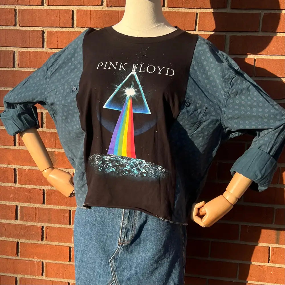 Reworked Pink Floyd Long Sleeve Shirts & Tops