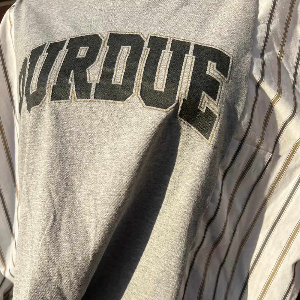 Reworked Purdue University Long Sleeve Shirts & Tops