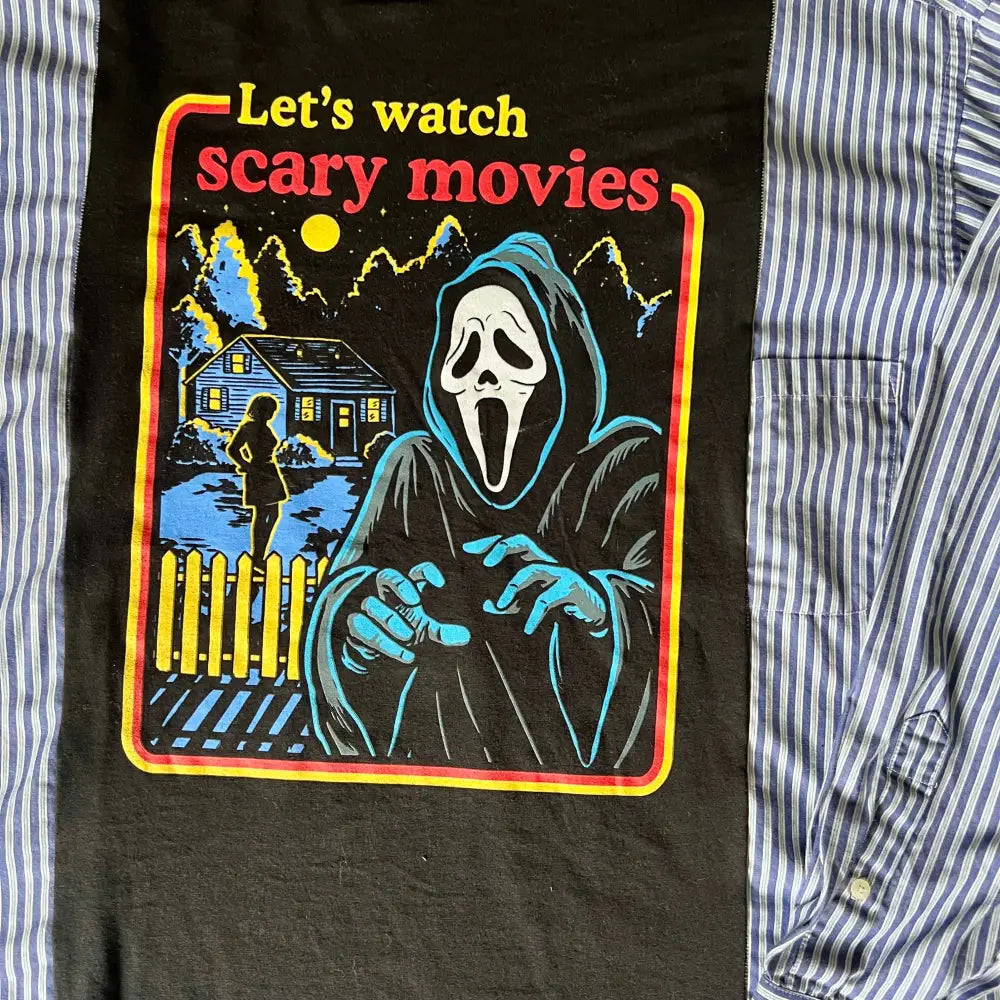 Reworked Scream Long Sleeve Shirts & Tops